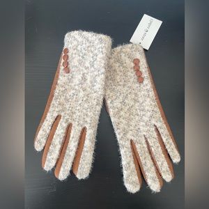 Brown Suede Women’s Winter Gloves